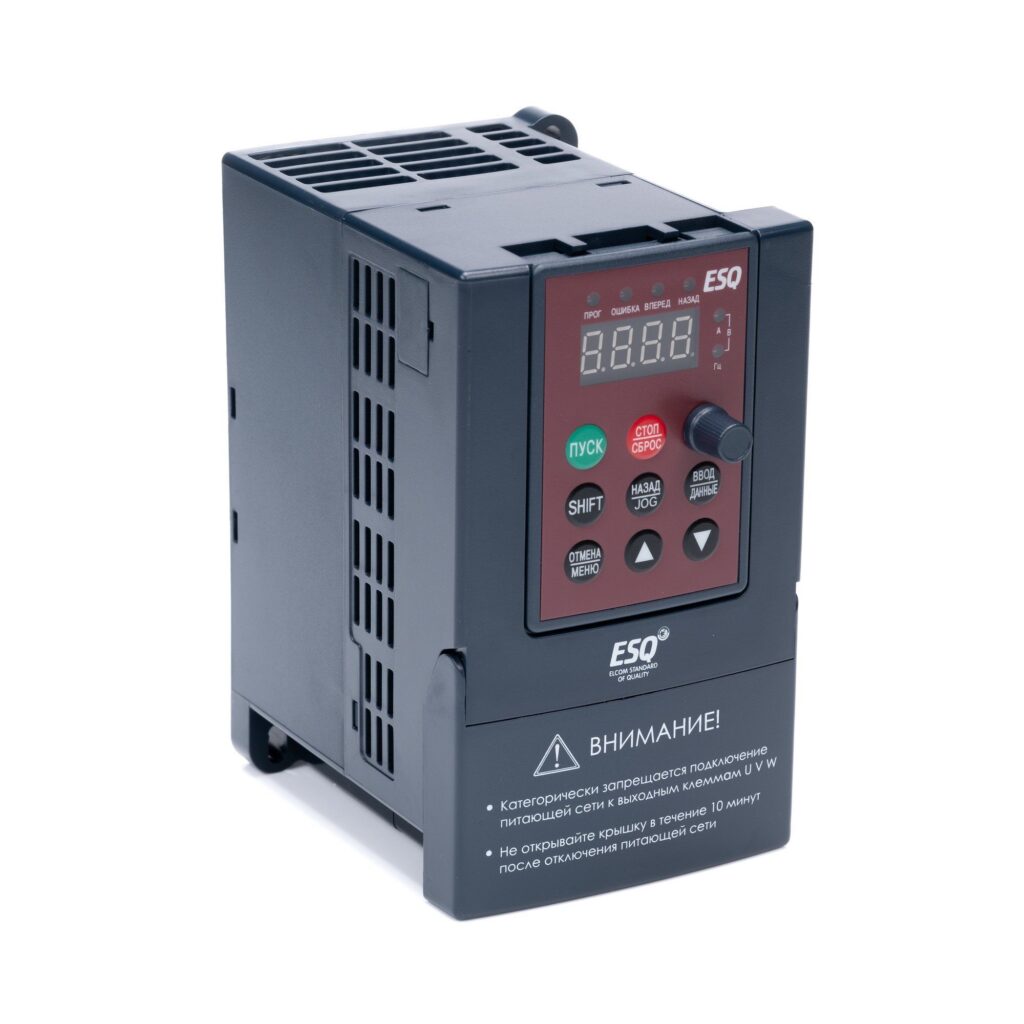 Частотный преобразователь ESQ-A200-2S0007 0.75кВт 200-260В (для однофазного двигателя)
