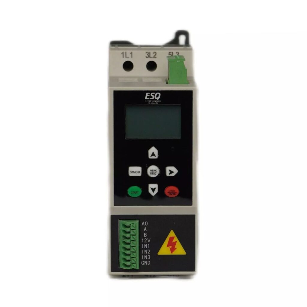 Устройство плавного пуска ESQ-GS9mini-2d2 (5А, 380В, 2.2кВт, встроенный шунтирующий контактор)